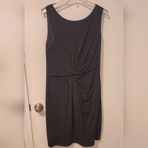 Anne Klein embellished cocktail career sheath dress size 16